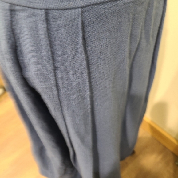 Lands Downunder GAUZY 100% COTTON BLUE Womens Size S. Italy lagenlook maxi skirt - Picture 7 of 9